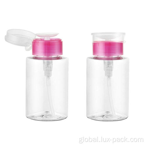 Plastic Cosmetic Jars Plastic Nail Polish Remover Pump Dispenser Bottle Manufactory